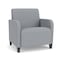 Lesro Siena Lounge Reception Wide Guest Chair, Black, RS Fog Upholstery SN1201 - alternate 1